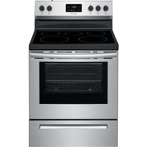 Frigidaire 30" Electric Smooth Top Freestanding Range Manual Clean, Stainless